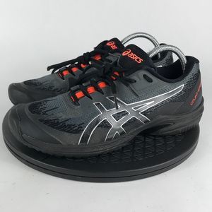 Asics Solution Speed Black Athletic Tennis Shoes 1042A127 Women’s Size 9.5